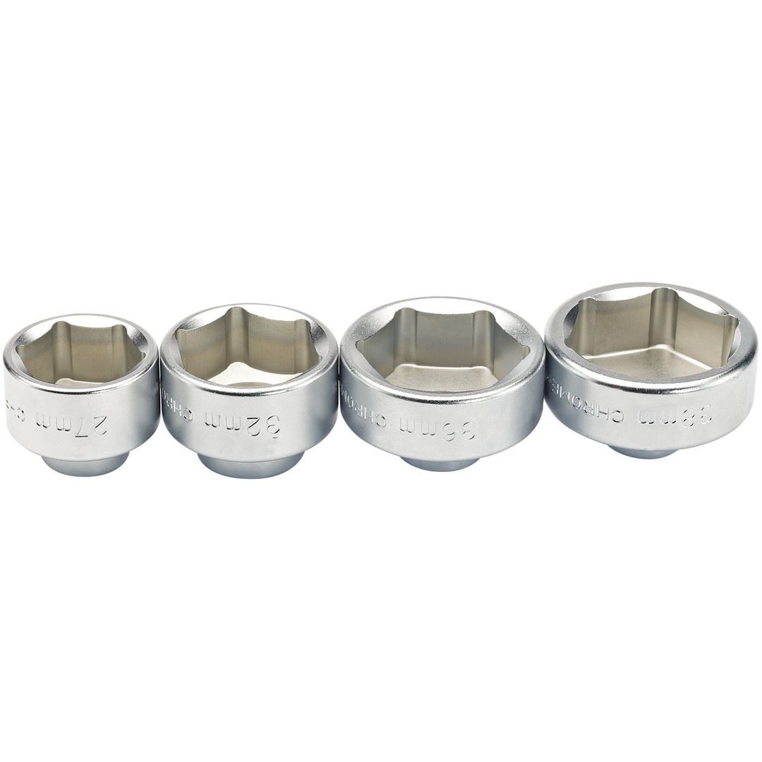 Draper Expert 13425 Oil Filter Cap Socket 3/8in Sq. Dr. 27Mm each - Image 1