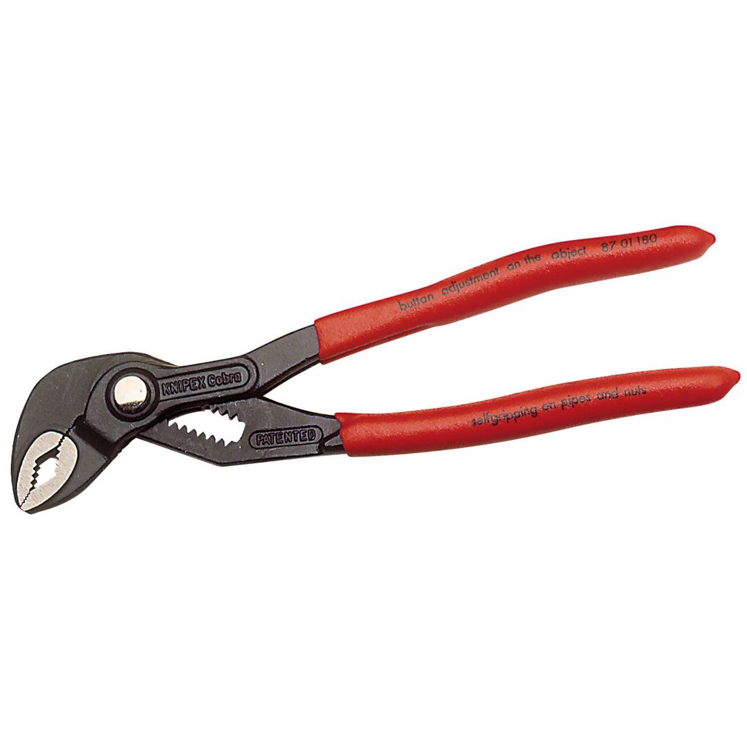 Knipex 13758 Cobra® 87 01 180 Sbe Waterpump Pliers 180Mm each - Image 1