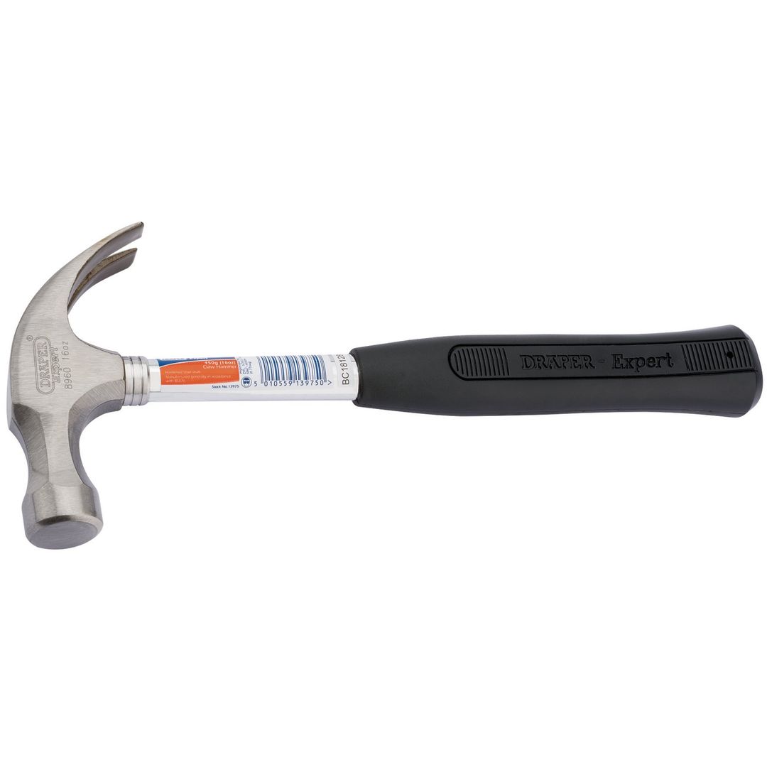 Draper Expert 13975 Claw Hammer 450G/16Oz each - Image 1
