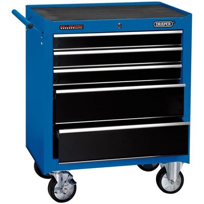 Draper 14978 Roller Tool Cabinet 5 Drawer 26in Blue each
