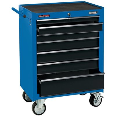 Draper 15040 Roller Tool Cabinet 7 Drawer 26in Blue each