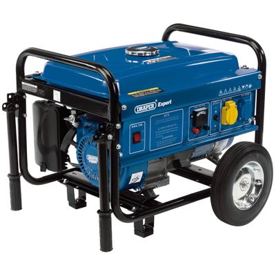 Draper Expert 16066 Petrol Generator With Wheels 2000W each 1