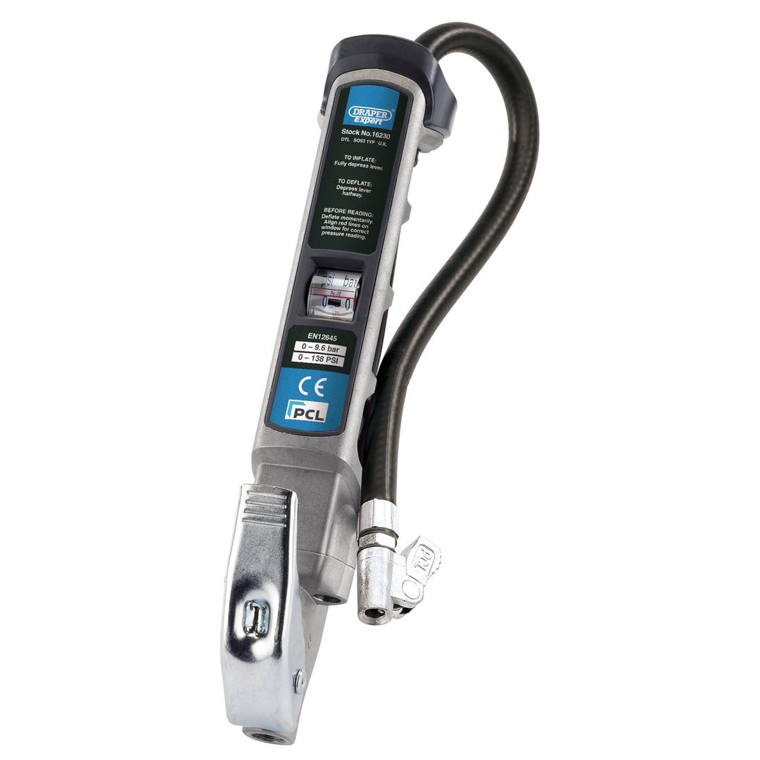 Draper Expert 16230 Professional Air Line Inflator With Lock-On Connector each - Image 1