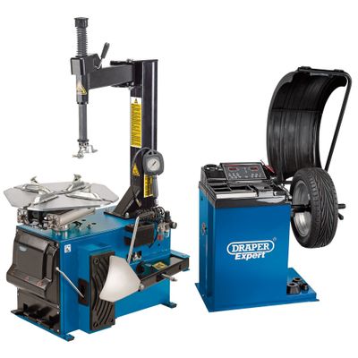 Draper Expert 16235 Tyre Changer And Wheel Balancer Kit per kit