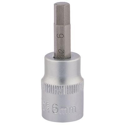 Draper Expert 16284 Socket With Hexagonal Bit 3/8in Sq. Dr. 6Mm each