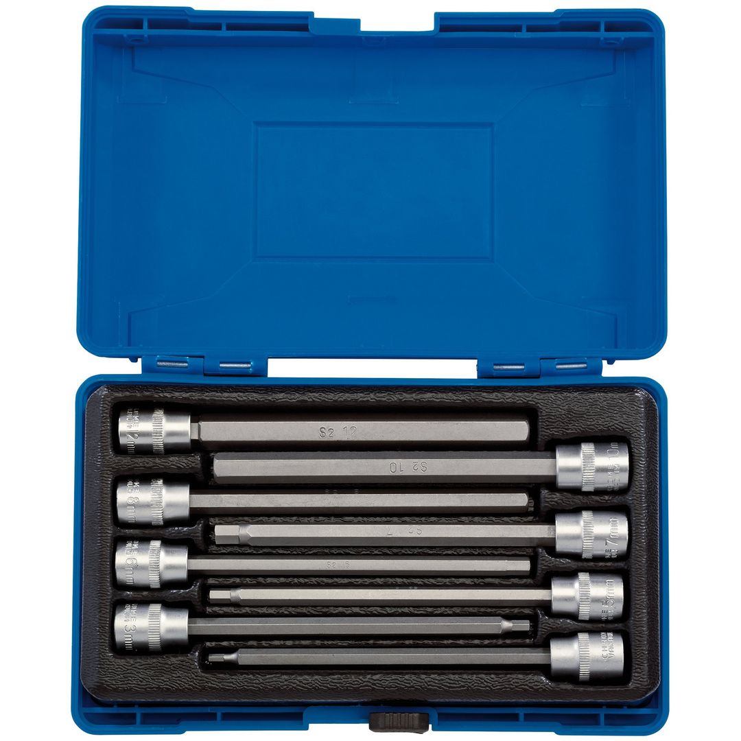 Draper Expert 16287 Hexagonal Socket Bit Set 3/8in Sq. Dr. (8 Piece) per set - Image 1
