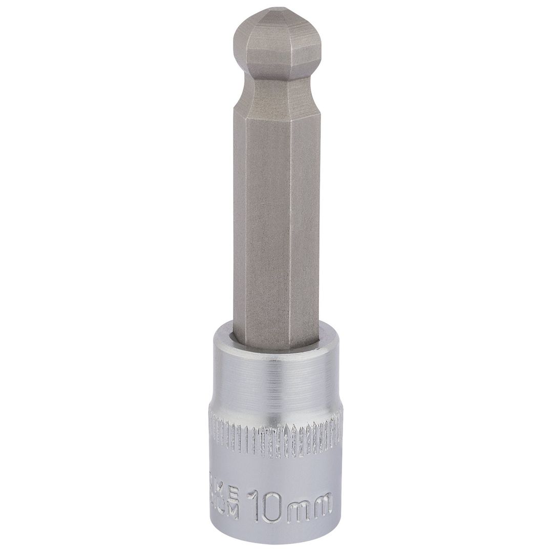Draper Expert 16293 Ball End Hexagonal Socket Bits 3/8in Sq. Dr. 10Mm each - Image 1