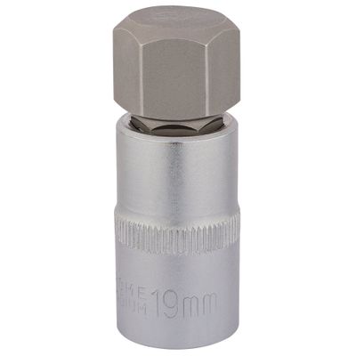 Draper Expert 16305 Hexagonal Socket Bits 1/2in Sq. Dr. 19Mm each