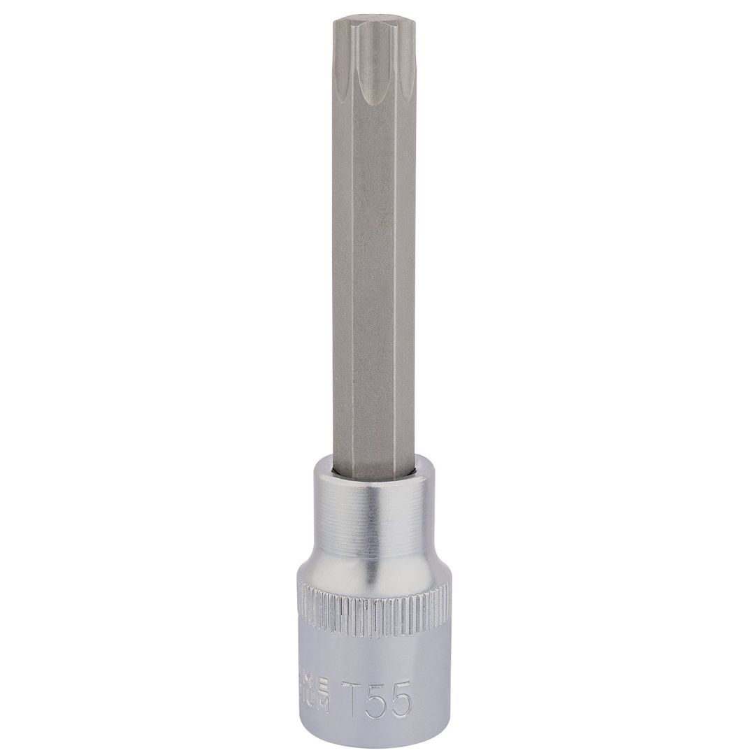 Draper Expert 16320 Draper Tx-Star® Socket Bit 1/2in Sq. Dr. T55 X 100Mm each - Image 1