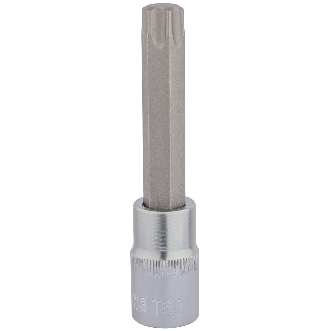 Draper Expert 16324 Draper Tx-Star® Socket Bit 1/2in Sq. Dr. T60 X 100Mm each - Image 1