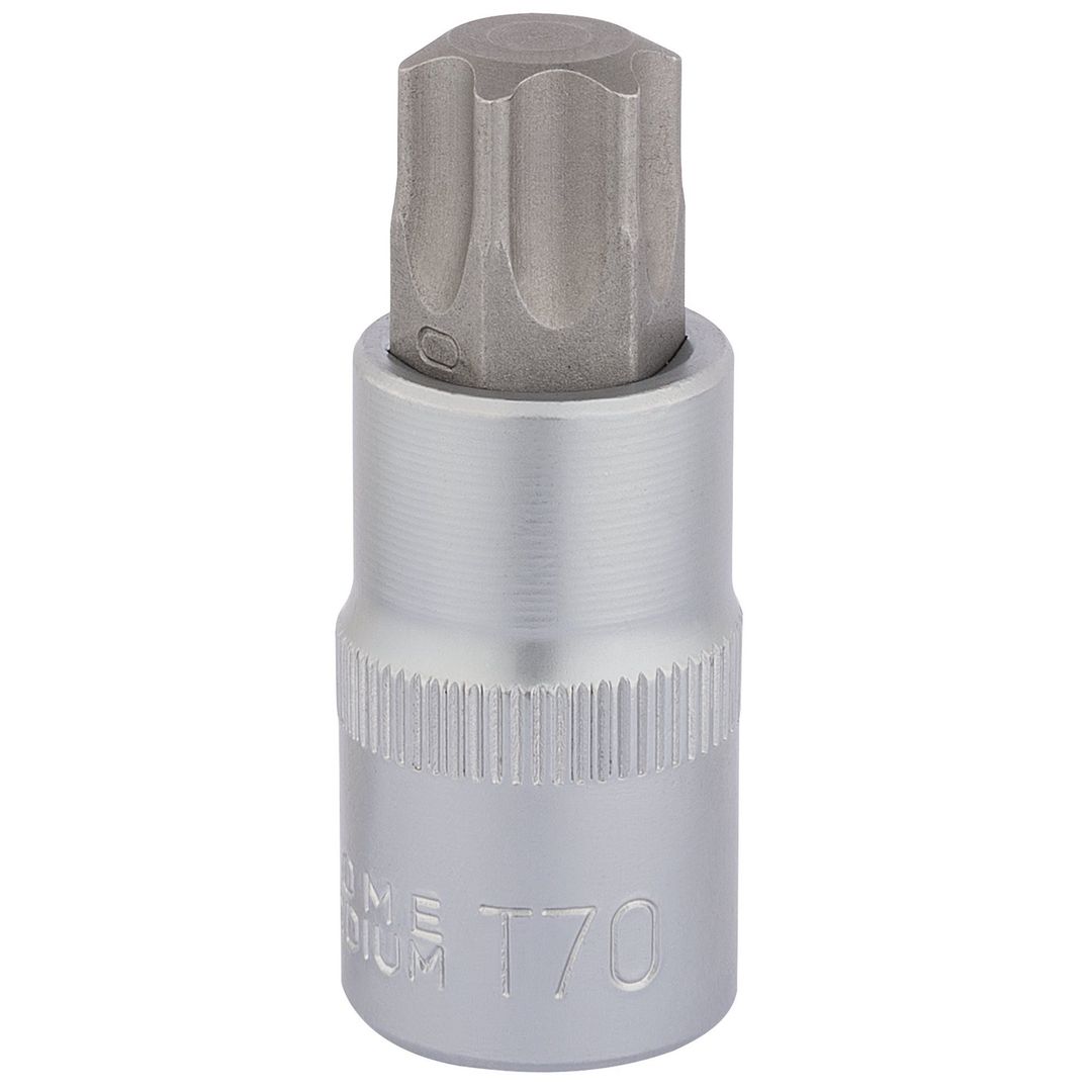 Draper Expert 16325 Draper Tx-Star® Socket Bit 1/2in Sq. Dr. T70 X 55Mm each - Image 1