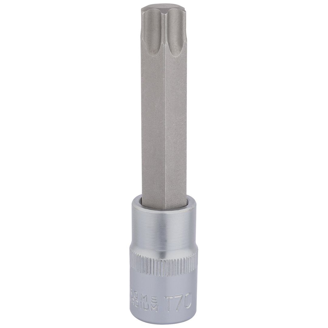 Draper Expert 16327 Draper Tx-Star® Socket Bit 1/2in Sq. Dr. T70 X 100Mm each - Image 1
