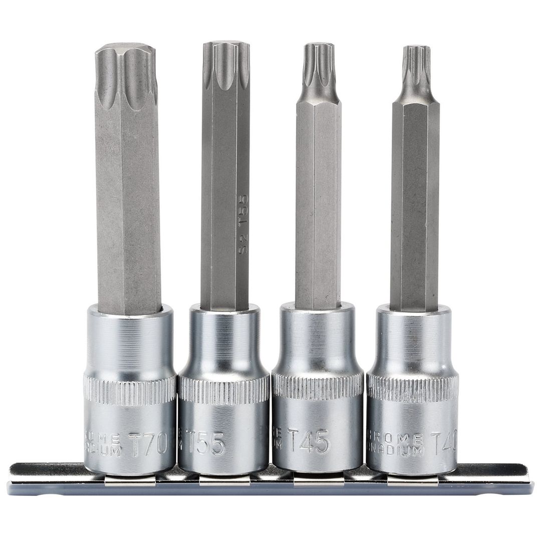 Draper Expert 16331 Draper Tx-Star® Socket Bit Set 1/2in Sq. Dr. (4 Piece) per set - Image 1