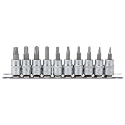 Draper Expert 16332 Draper Tx-Star® Security Socket Bit Set 3/8in Sq. Dr. 48Mm (10 Piece) per set