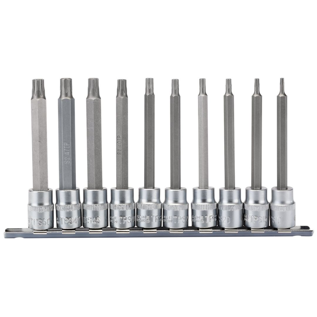 Draper Expert 16340 Draper Tx-Star® Plus Socket Bit Set 3/8in Sq. Dr. 100Mm (10 Piece) per set - Image 1