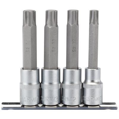 Draper Expert 16345 Ribe® Socket Bit Set 1/2in Sq. Dr. (4 Piece) per set