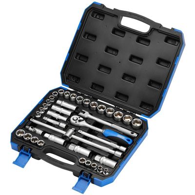 Draper 16361 Combined Mm/Af Socket Set 3/8in Sq. Dr. (39 Piece) per set