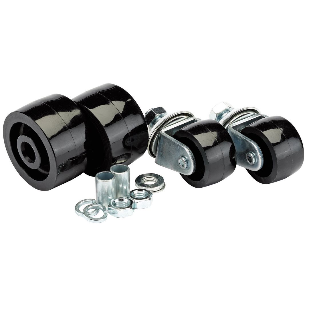 Draper 16406 Nylon Wheel Kit For Stock No: 16407 Trolley Jack per kit - Image 1