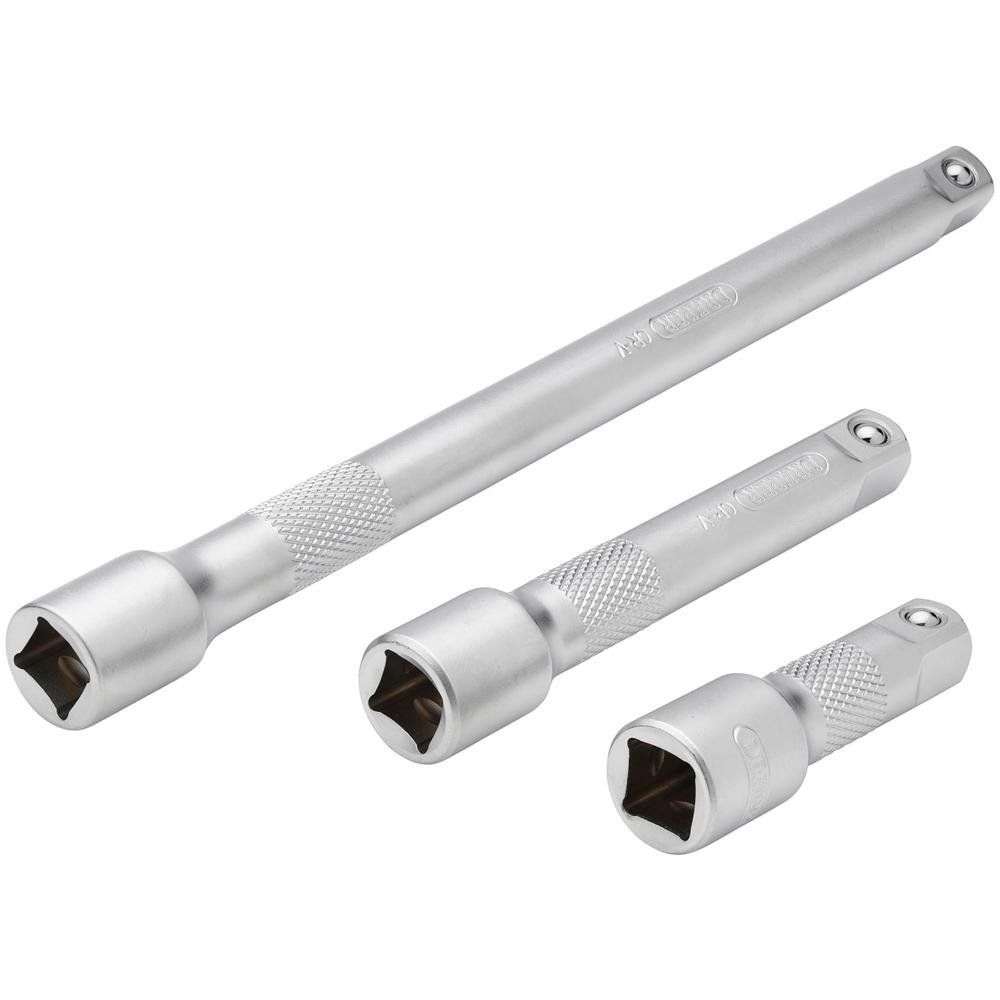 Draper 16426 Extension Bar Set 1/2in Sq. Dr. (3 Piece) per set - Image 1