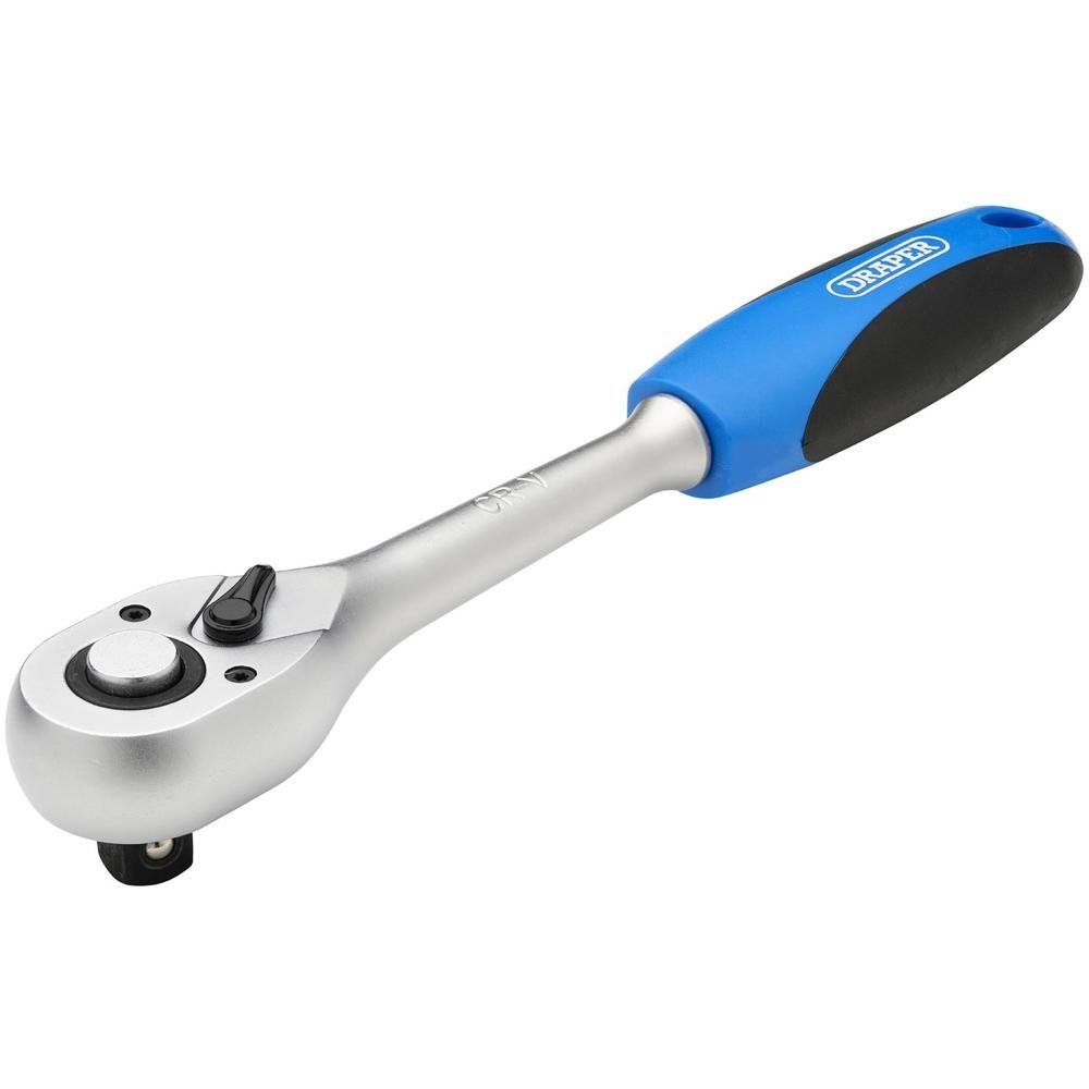 Draper 16429 72 Tooth Reversible Soft Grip Ratchets 1/2in Sq. Dr. each - Image 1