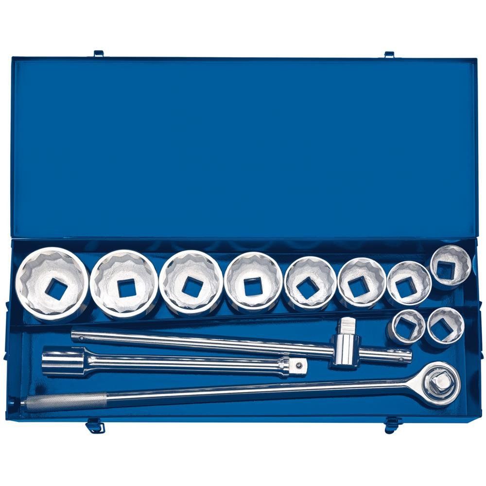 Draper 16441 Metric Socket Set In Metal Case 1in Sq. Dr. (13 Piece) per set - Image 1