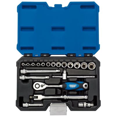 Draper Expert 16442 Metric Socket Set 1/4in Sq. Dr. (20 Piece) per set