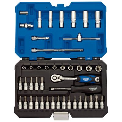 Draper Expert 16446 Metric Socket Set 1/4in Sq. Dr. (44 Piece) per set