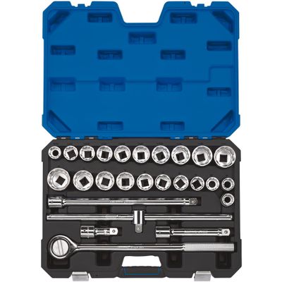Draper Expert 16484 Combined Mm/Af Socket Set 3/4in Sq. Dr. (26 Piece) per set