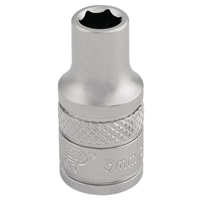 Draper Expert 16508 Socket 1/4in Sq. Dr. 5Mm each