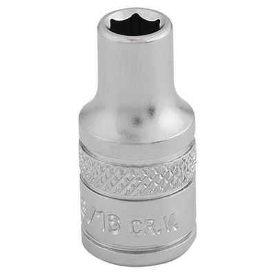 Draper Expert 16517 Imperial Socket 1/4in Sq. Dr. 3/16in each