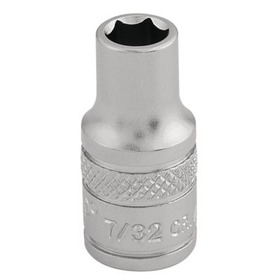 Draper Expert 16518 Imperial Socket 1/4in Sq. Dr. 7/32in each
