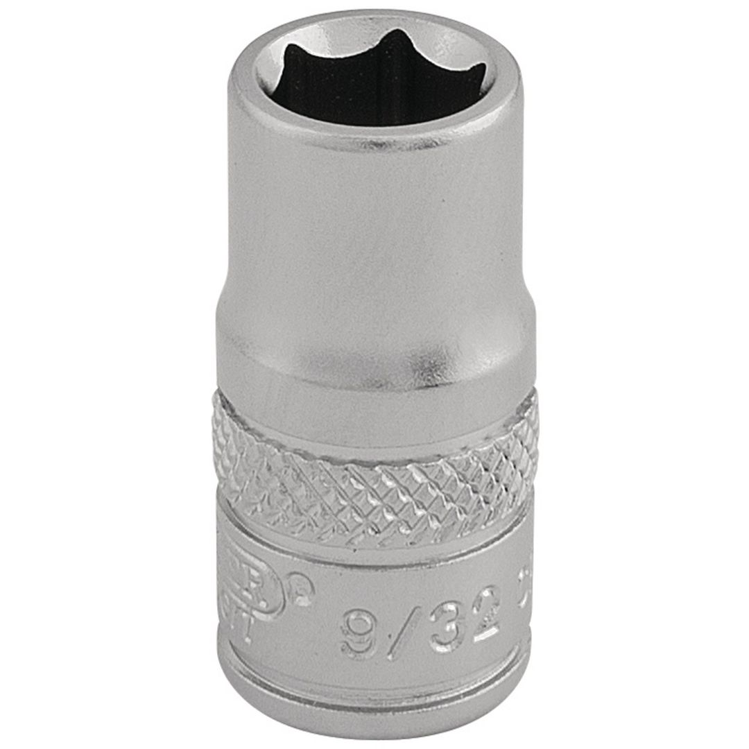 Draper Expert 16521 Imperial Socket 1/4in Sq. Dr. 9/32in each - Image 1