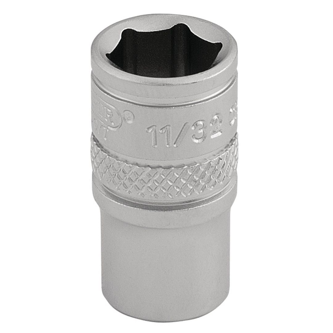 Draper Expert 16523 Imperial Socket 1/4in Sq. Dr. 11/32in each - Image 1