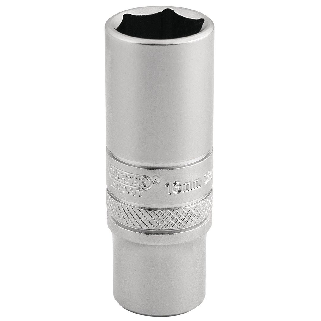 Draper Expert 16530 6 Point Deep Socket 1/4in Sq. Dr. 13Mm each - Image 1