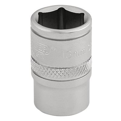 Draper Expert 6 Point Metric Socket, 3/8" Sq. Dr., 13mm