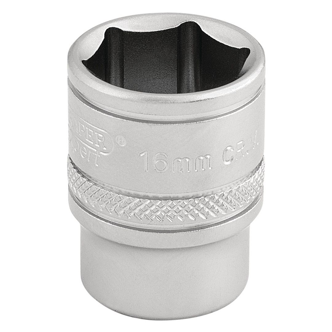 Draper Expert 16542 6 Point Metric Socket 3/8in Sq. Dr. 16Mm each - Image 1