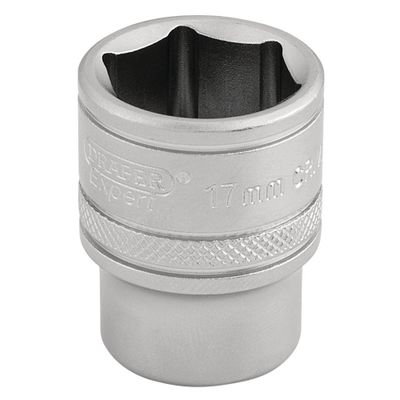 Draper Expert 16543 6 Point Metric Socket 3/8in Sq. Dr. 17Mm each
