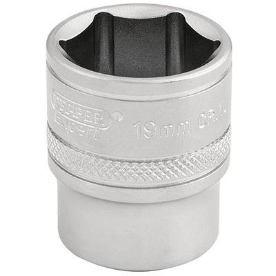 Draper Expert 16545 6 Point Metric Socket 3/8in Sq. Dr. 19Mm each