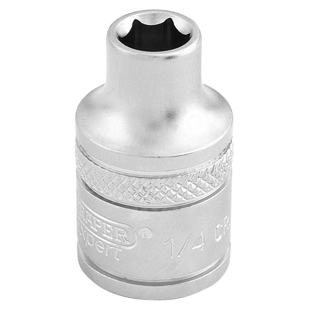 Draper Expert 16548 6 Point Imperial Socket 3/8in Sq. Dr. 1/4in each - Image 1