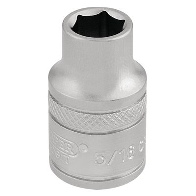 Draper Expert 16549 6 Point Imperial Socket 3/8in Sq. Dr. 5/16in each