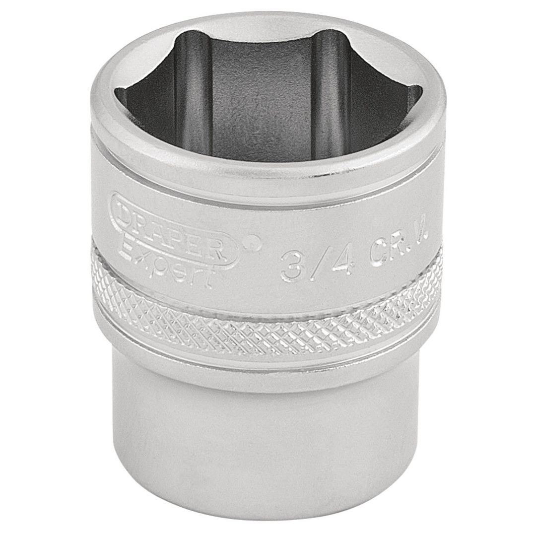 Draper Expert 16574 6 Point Imperial Socket 3/8in Sq. Dr. 3/4in each - Image 1