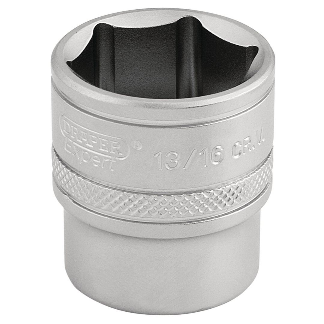 Draper Expert 16575 6 Point Imperial Socket 3/8in Sq. Dr. 13/16in each - Image 1