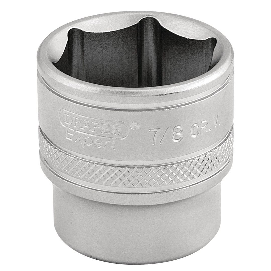 Draper Expert 16576 6 Point Imperial Socket 3/8in Sq. Dr. 7/8in each - Image 1