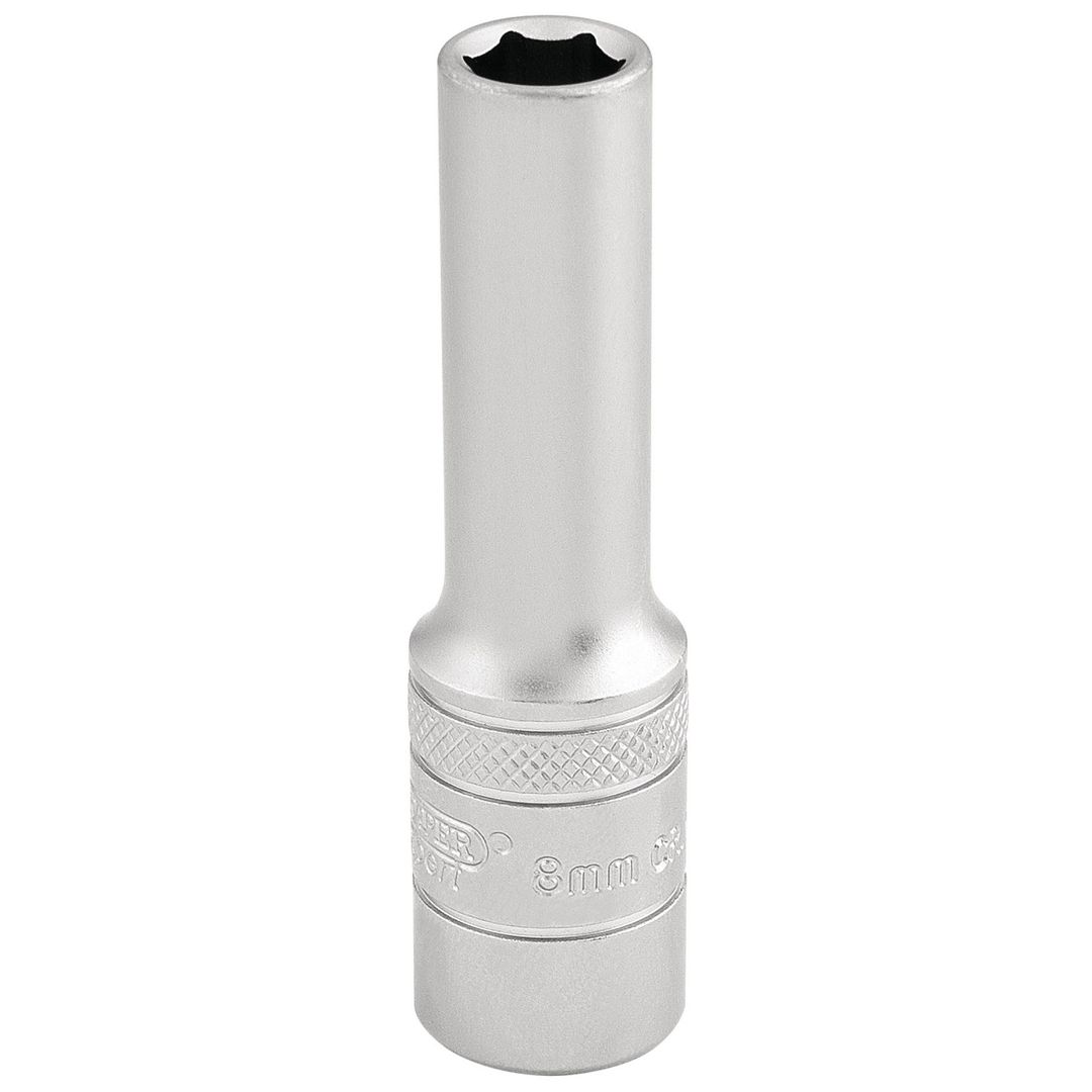 Draper Expert 16578 6 Point Metric Deep Socket 3/8in Sq. Dr. 8Mm each - Image 1