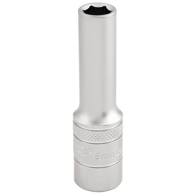 Draper Expert 16578 6 Point Metric Deep Socket 3/8in Sq. Dr. 8Mm each