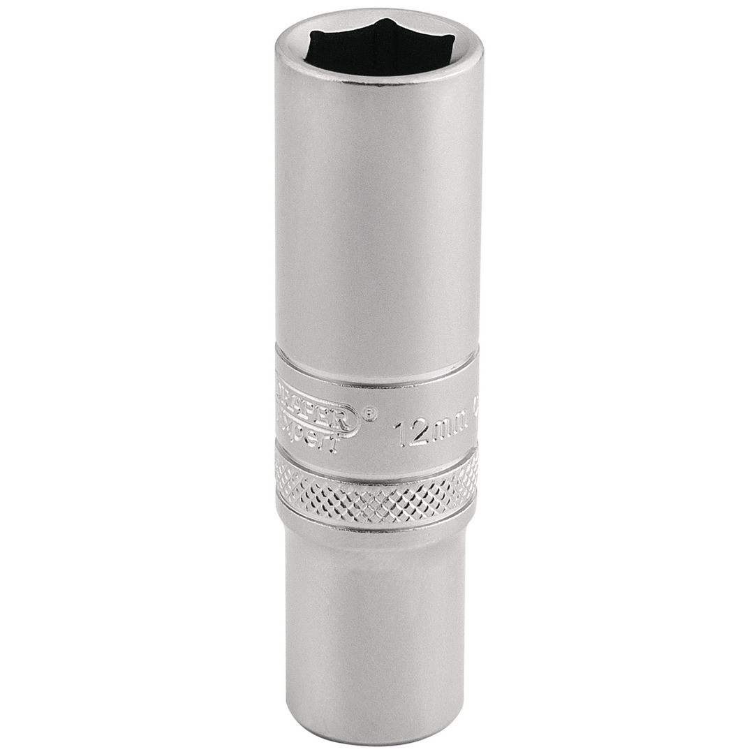 Draper Expert 16580 6 Point Metric Deep Socket 3/8in Sq. Dr. 12Mm each - Image 1