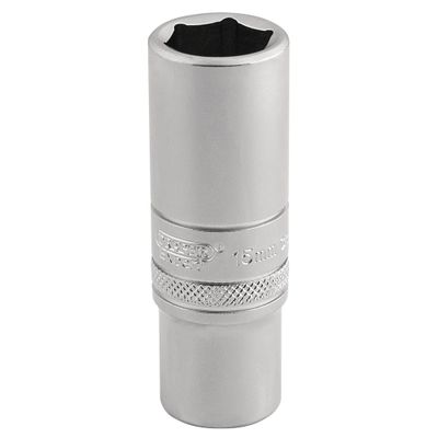 Draper Expert 16583 6 Point Metric Deep Socket 3/8in Sq. Dr. 15Mm each