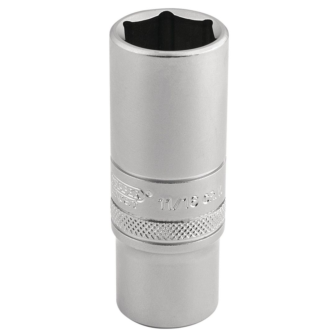 Draper Expert 16585 6 Point Metric Deep Socket 3/8in Sq. Dr. 17Mm each - Image 1