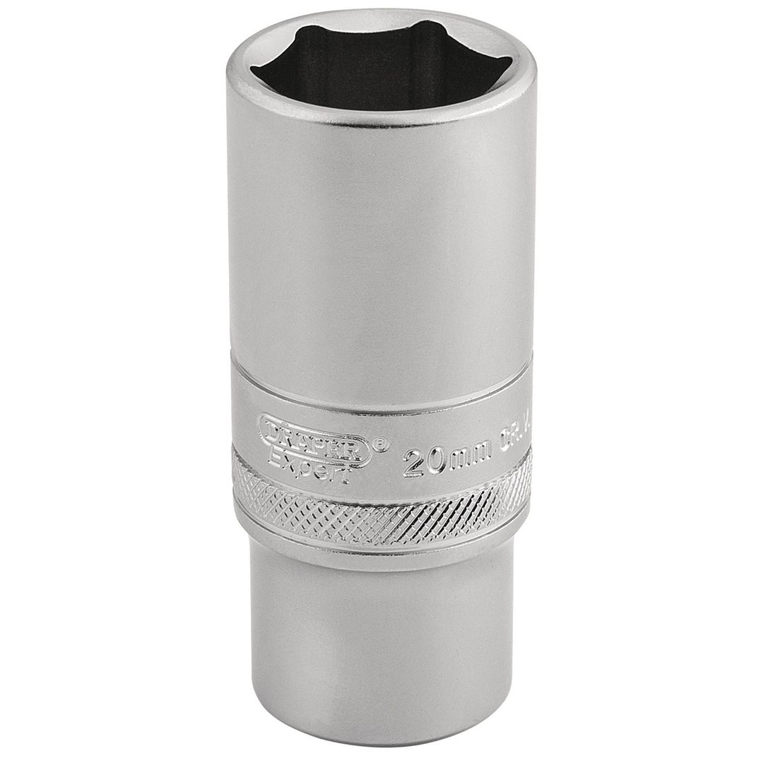 Draper Expert 16587 6 Point Metric Deep Socket 3/8in Sq. Dr. 20Mm each - Image 1