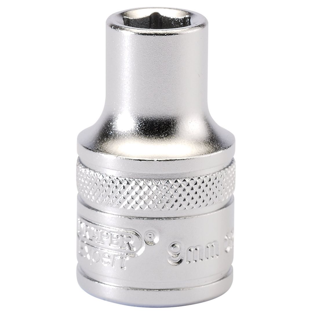 Draper Expert 16597 6 Point Metric Socket 1/2in Sq. Dr. 9Mm each - Image 1